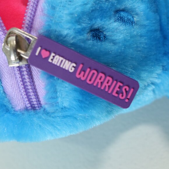 Make Believe Ideas The Very Hungry Worry Monster Zippered Mouth Pocket Plush Toy - Picture 3 of 12